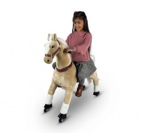 Rollpferd / Reitpferd XXXL Giant Haflinger