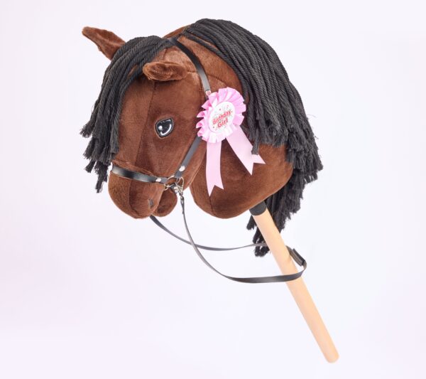 Hobby Horse Steckenpferd mit Trense und Zügel – Bild 2