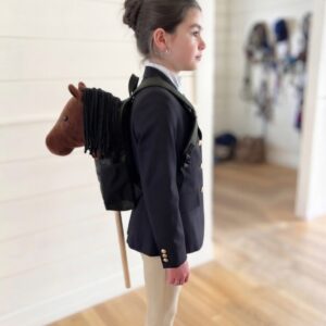 hobby horse steckenpferd mit rucksack als set