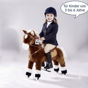 großes rollpferd xl mit reit und lenkfunktion